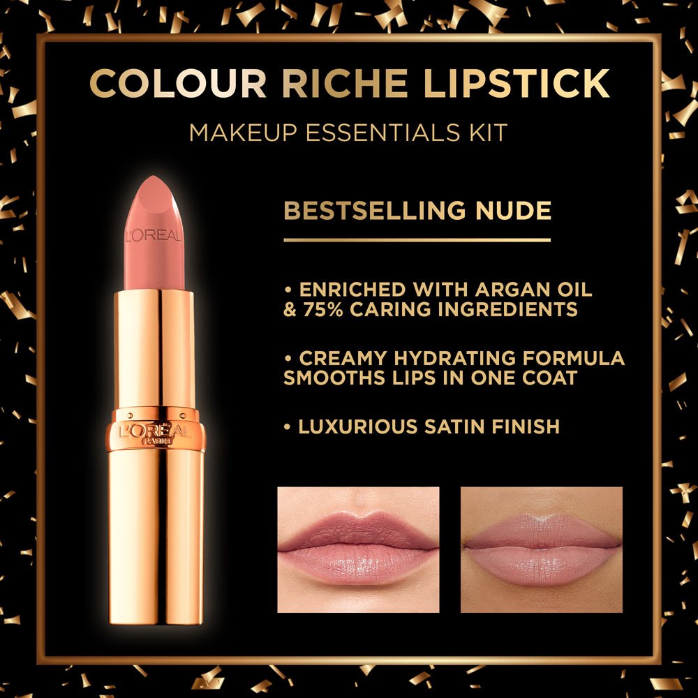 Product Information on Colour Riche Lipstick included in Makeup Essentials Holiday Gift Set